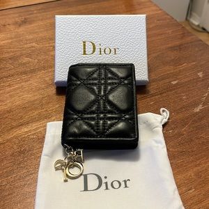Christian Dior Lady Flap Card Holder